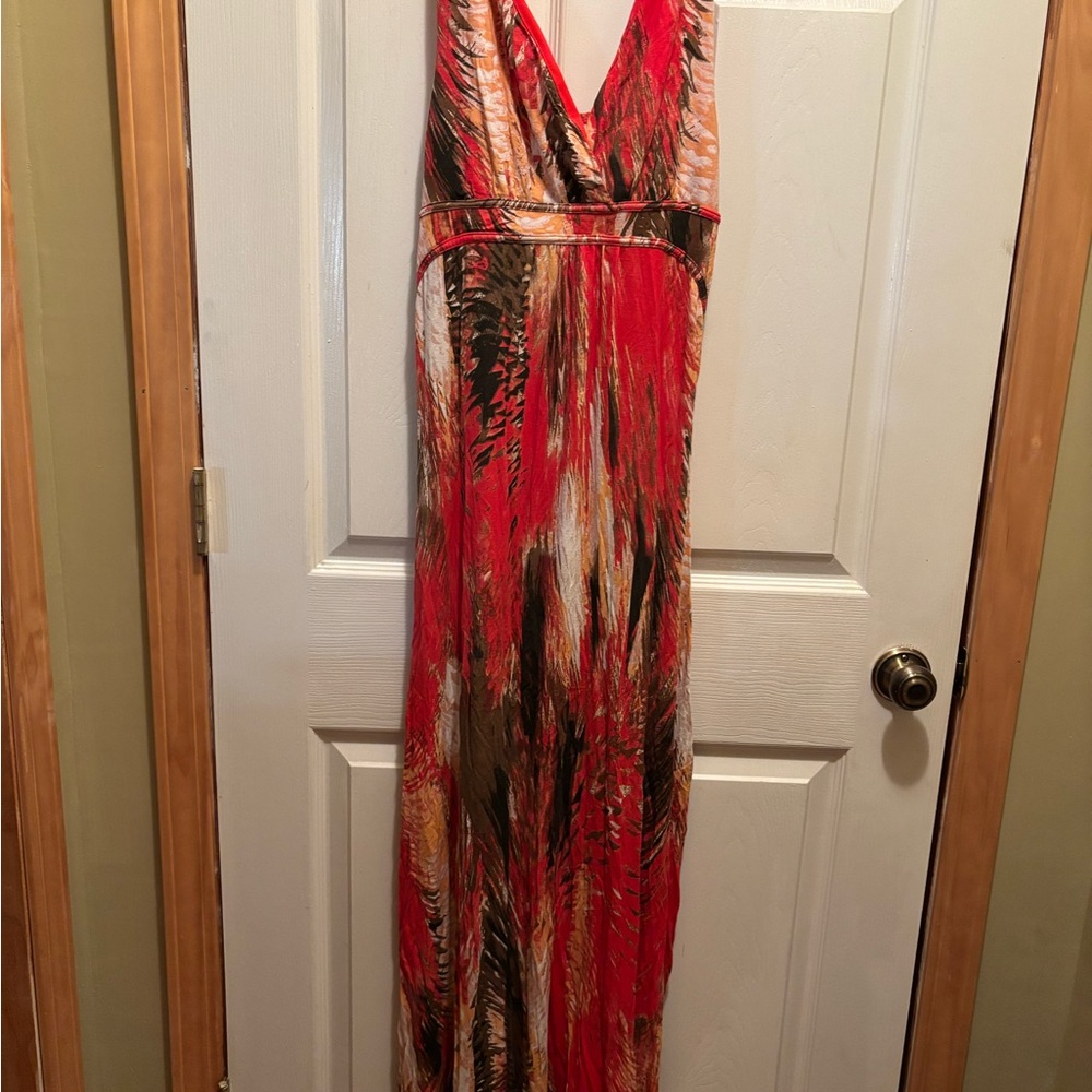 🌻 Elegant Multicolor Maxi Dress